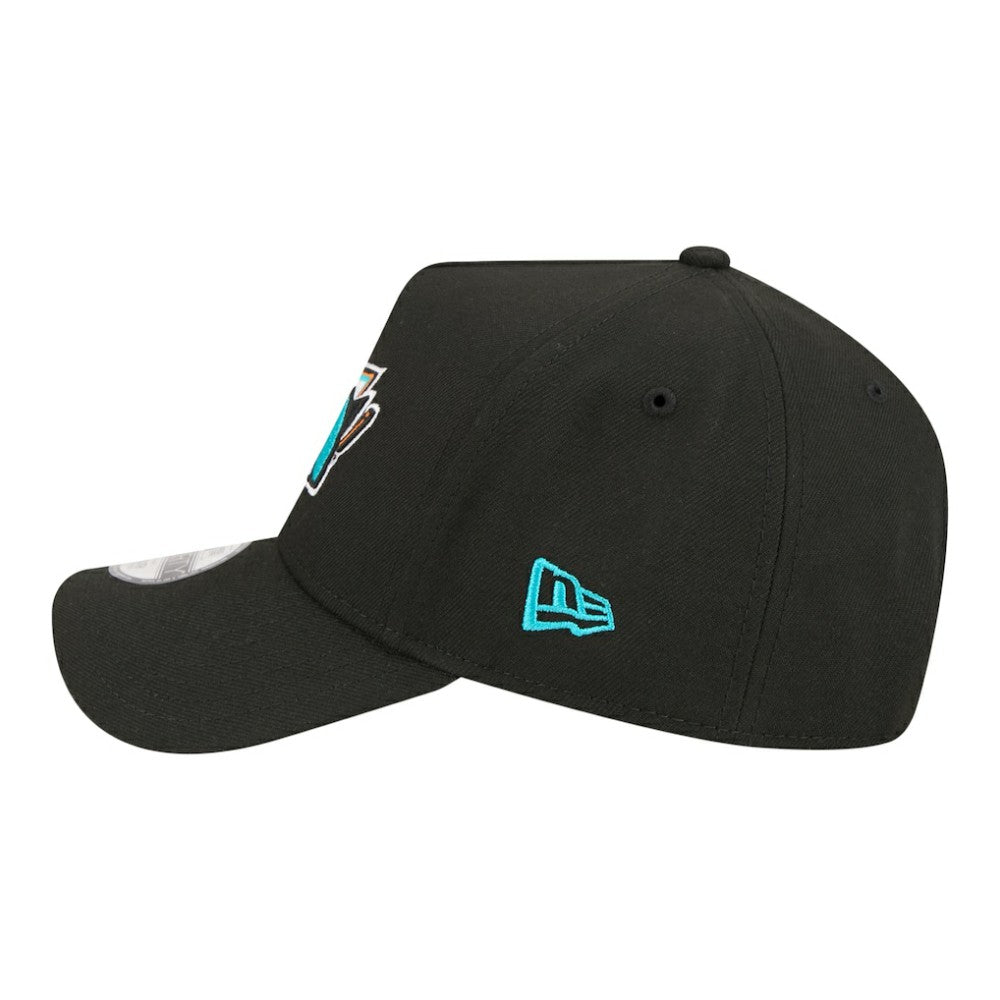 San Jose Sharks New Era Youth 9FORTY A-Frame Adjustable Hat - Black - NHL 203773496