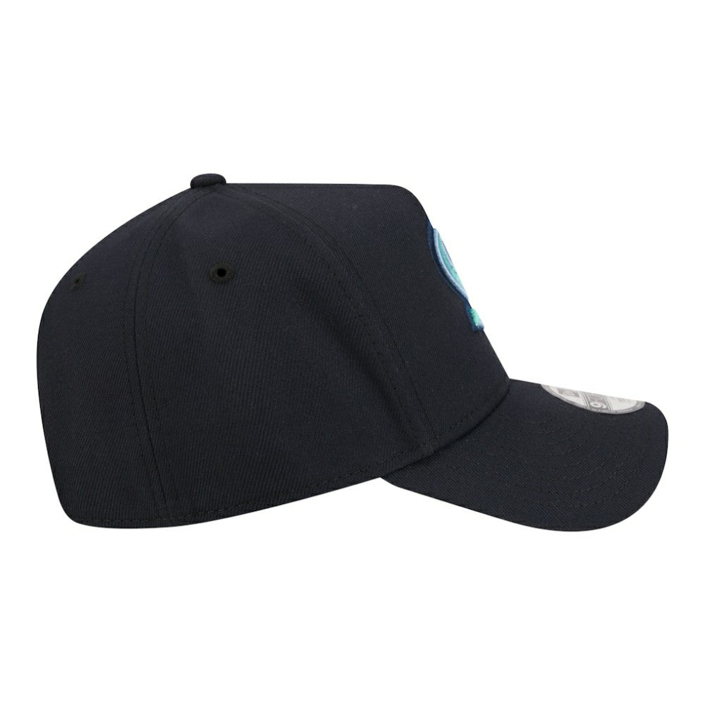 Seattle Kraken New Era Youth 9FORTY A-Frame Adjustable Hat - Deep Sea Blue - NHL 203773497