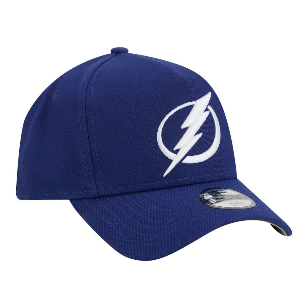 Tampa Bay Lightning New Era Youth 9FORTY A-Frame Adjustable Hat - Blue - NHL 203773500