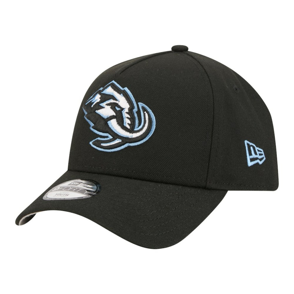 Utah Mammoth New Era Youth 9FORTY A-Frame Adjustable Hat - Black - NHL 203773502