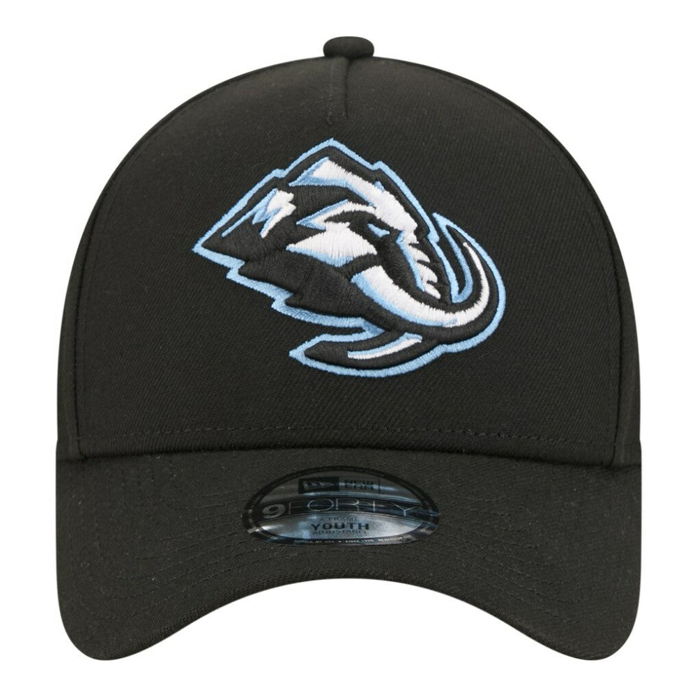 Utah Mammoth New Era Youth 9FORTY A-Frame Adjustable Hat - Black - NHL 203773502
