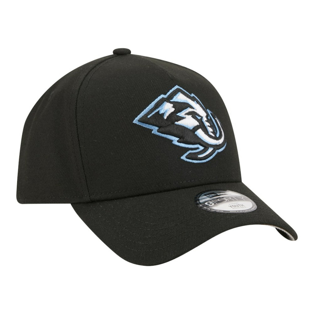 Utah Mammoth New Era Youth 9FORTY A-Frame Adjustable Hat - Black - NHL 203773502