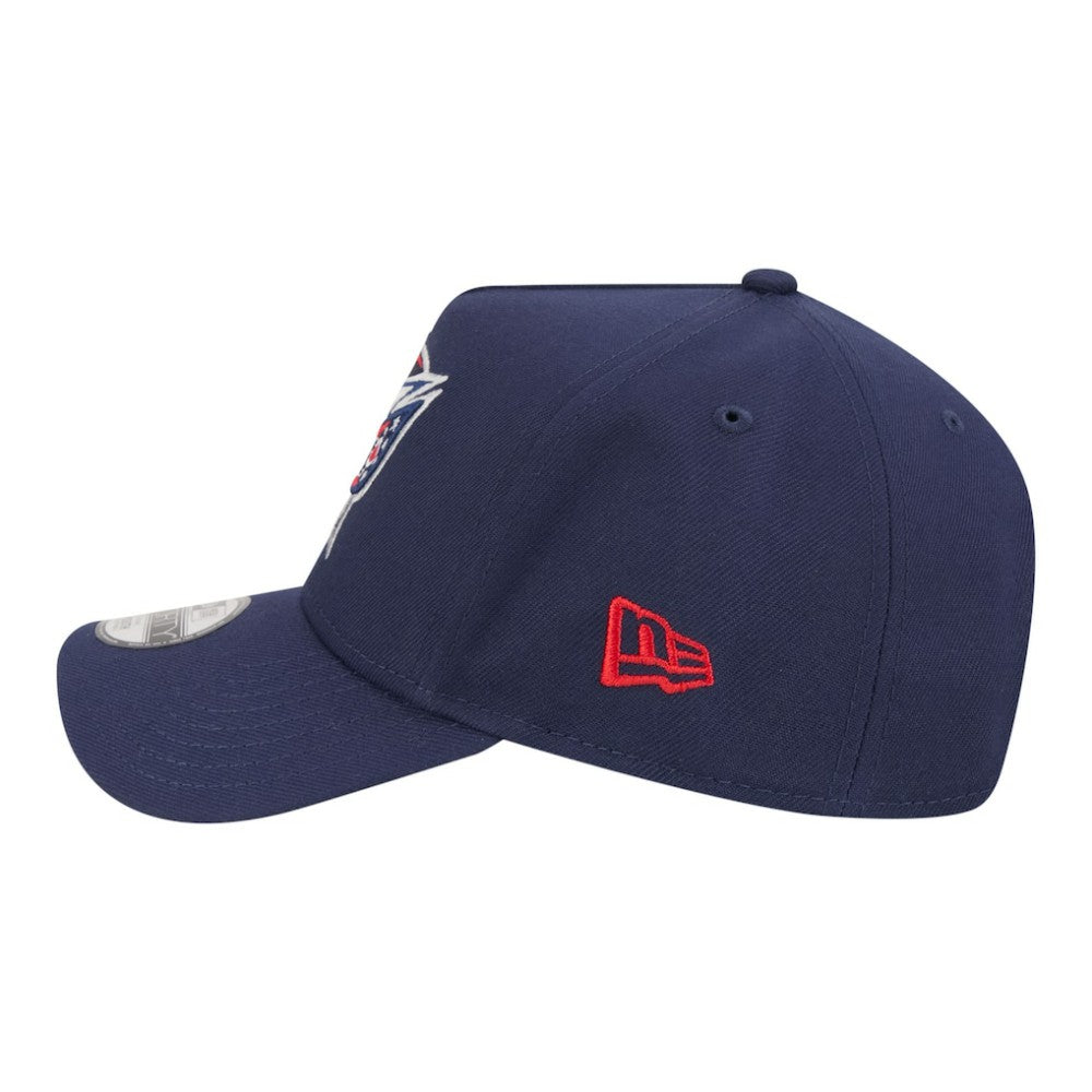 Columbus Blue Jackets New Era Youth 9FORTY A-Frame Adjustable Hat - Navy - NHL 203773507