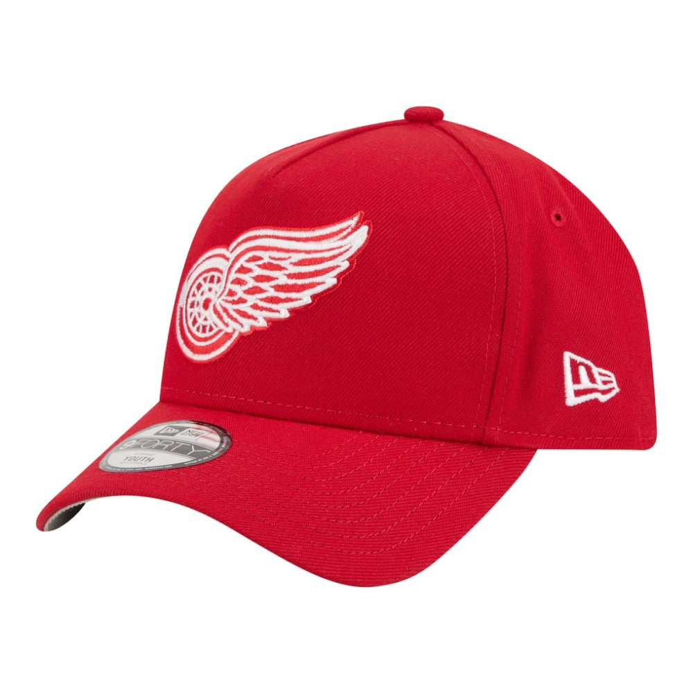 Detroit Red Wings New Era Youth 9FORTY A-Frame Adjustable Hat - Red - NHL 203773511