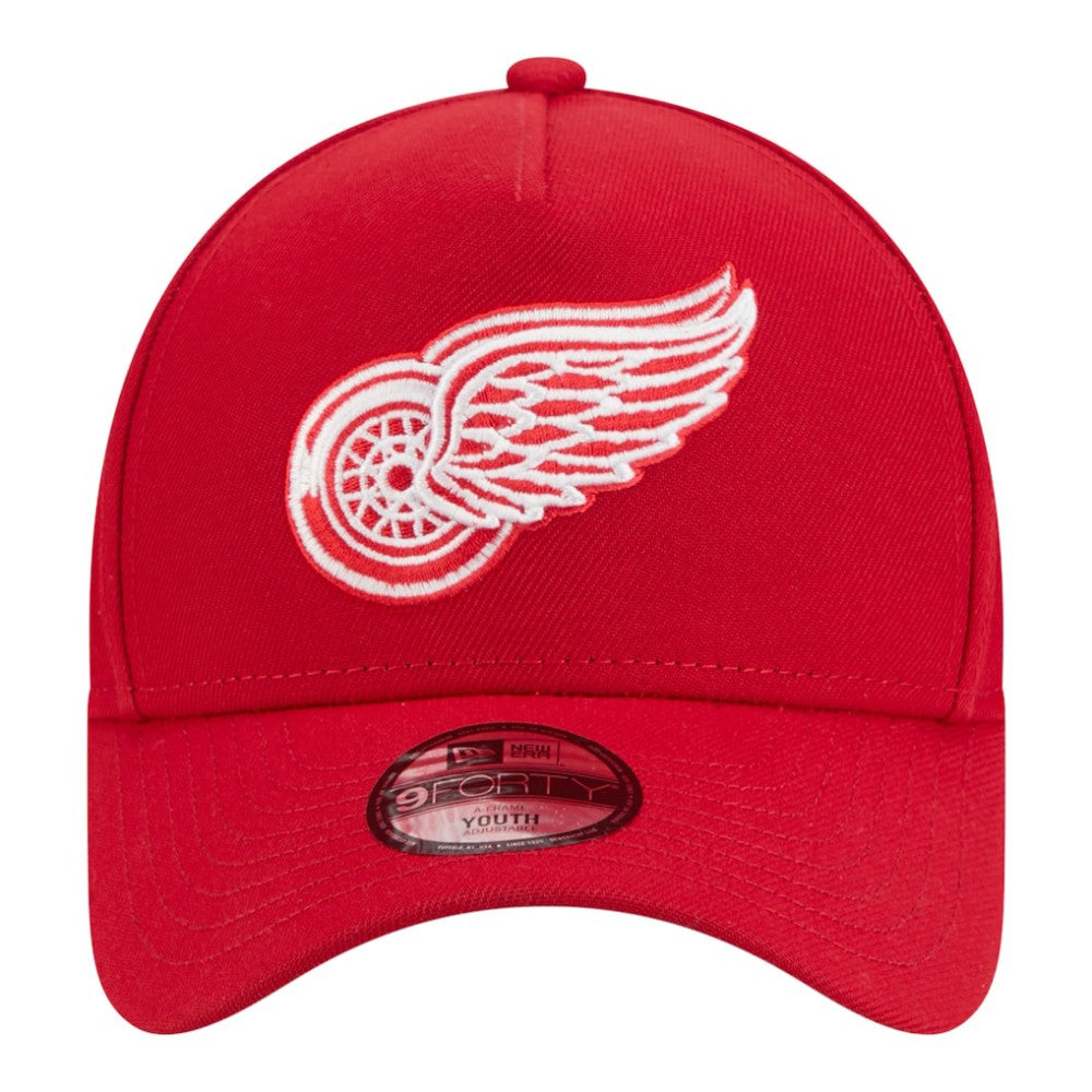 Detroit Red Wings New Era Youth 9FORTY A-Frame Adjustable Hat - Red - NHL 203773511