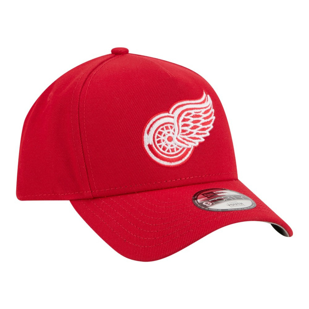 Detroit Red Wings New Era Youth 9FORTY A-Frame Adjustable Hat - Red - NHL 203773511