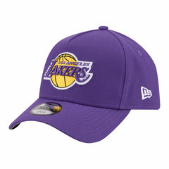Los Angeles Lakers Youth 9FORTY A-Frame Adjustable Hat Purple | New Era US