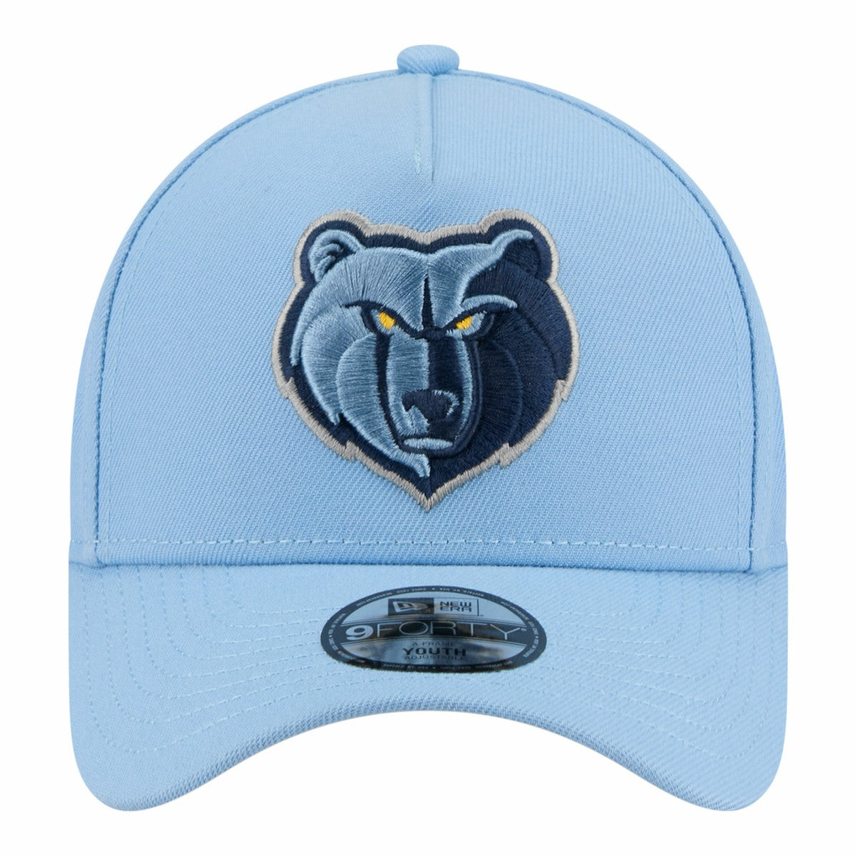 Memphis Grizzlies Youth 9FORTY A-Frame Adjustable Hat Light Blue | New Era outlet