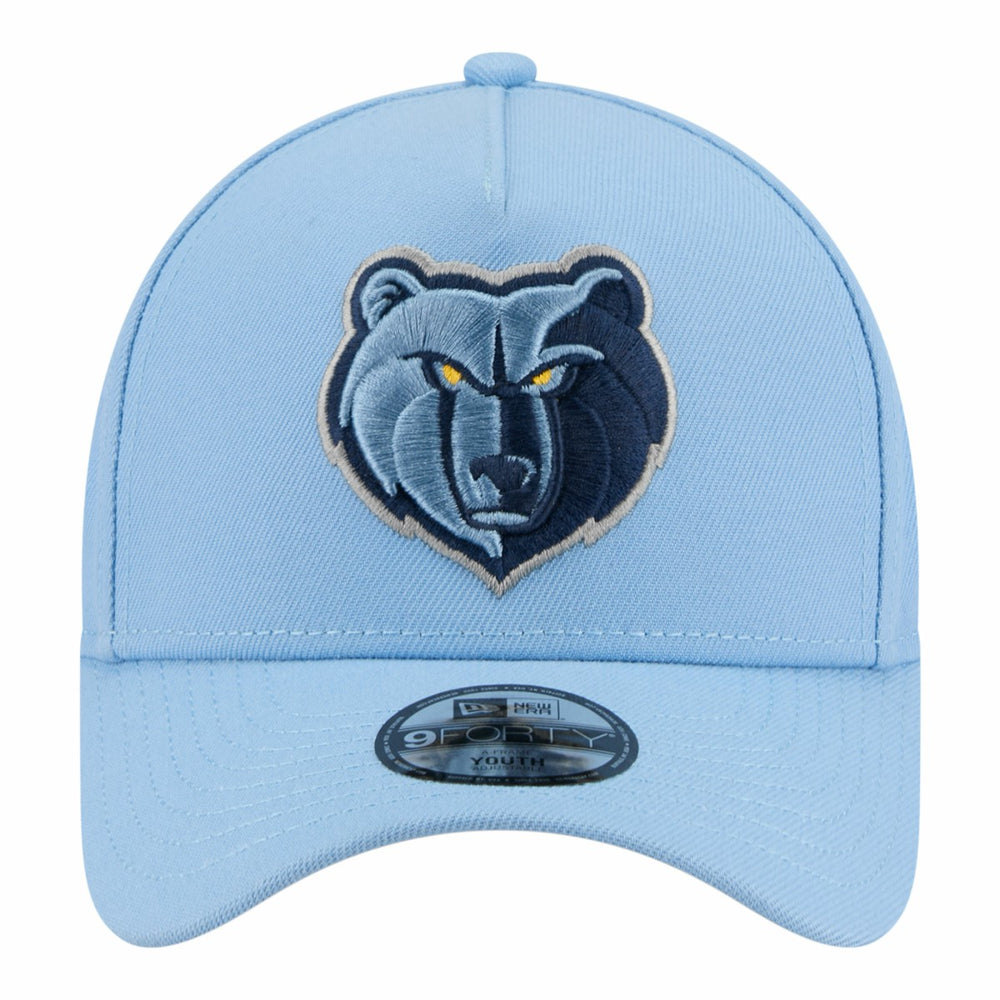Memphis Grizzlies Youth 9FORTY A-Frame Adjustable Hat Light Blue | New Era outlet