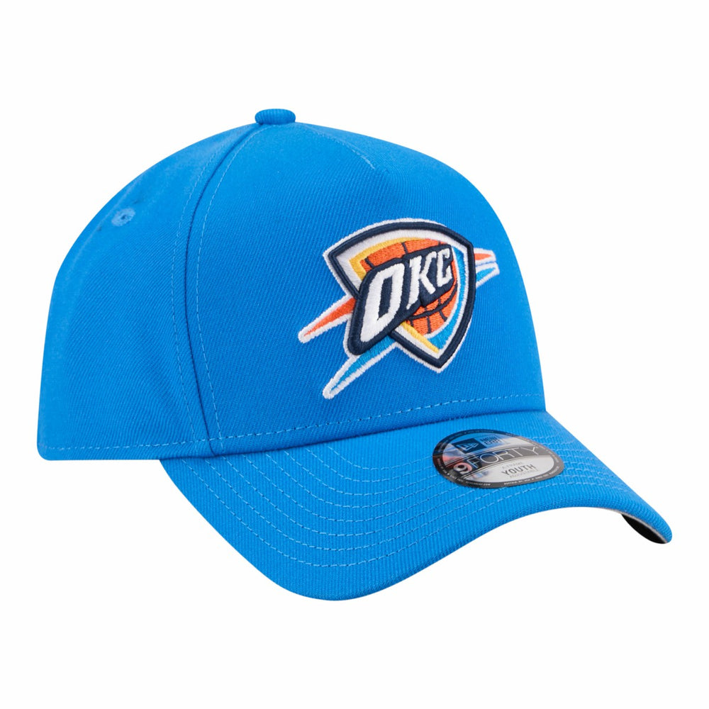 Oklahoma City Thunder Youth 9FORTY A-Frame Adjustable Hat Blue | New Era for sale