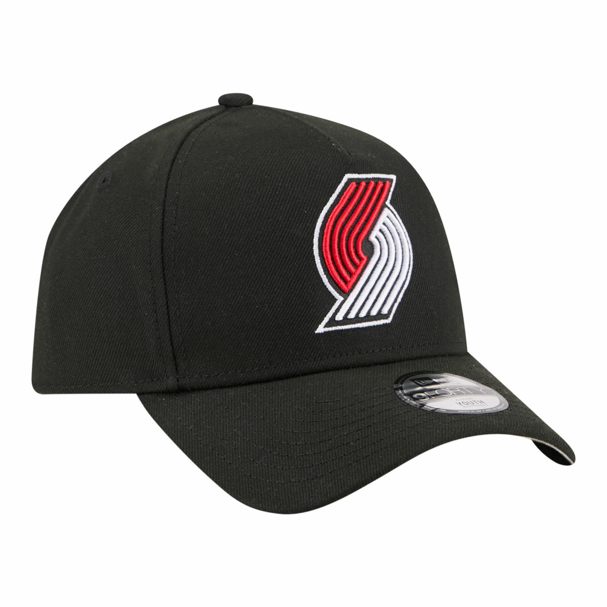 Portland Trail Blazers Youth 9FORTY A-Frame Adjustable Hat Black | New Era Lifestyle