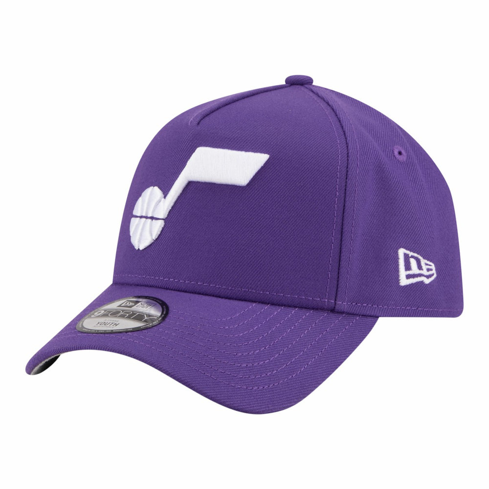 Utah Jazz Youth 9FORTY A-Frame Adjustable Hat Purple | New Era Near Me