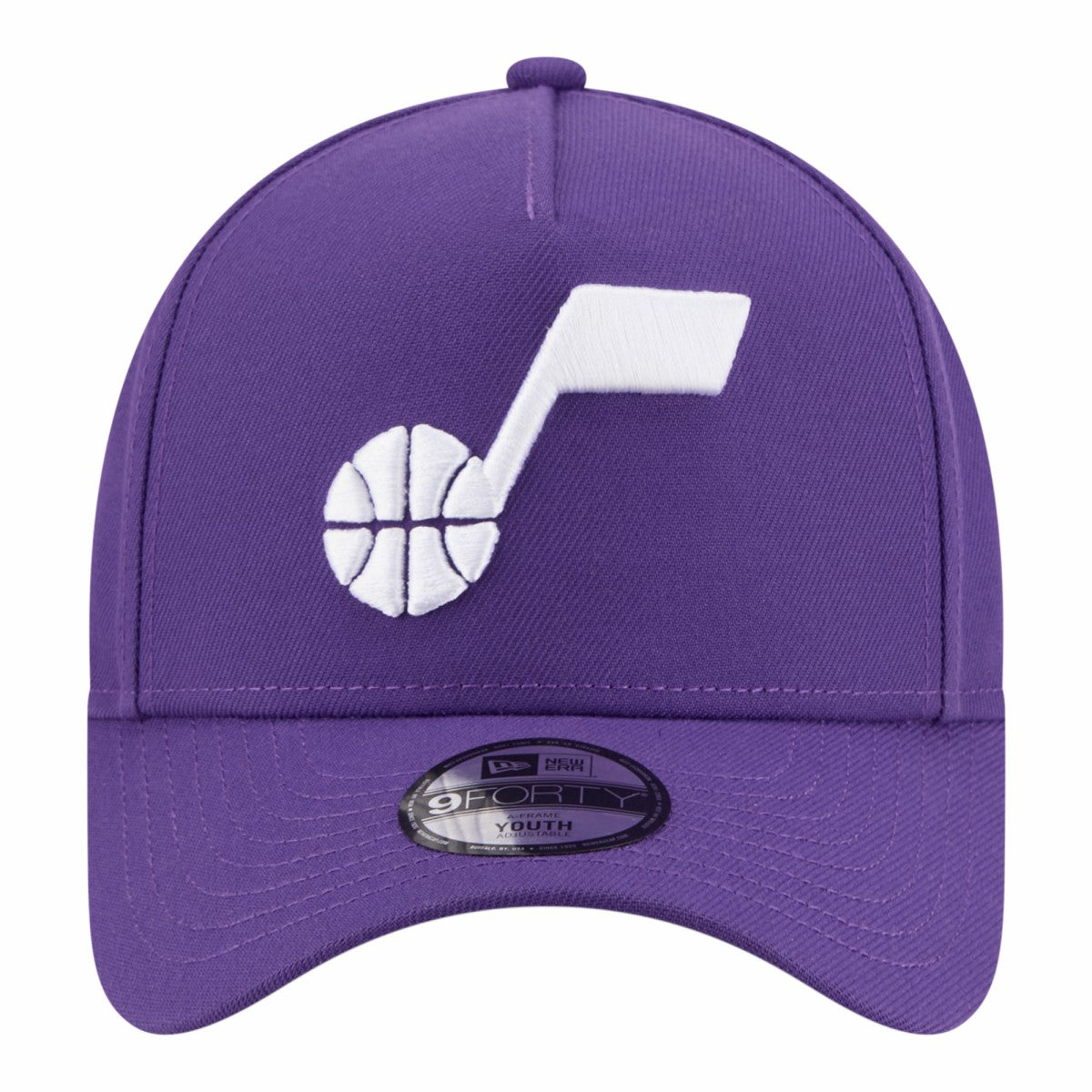 Utah Jazz Youth 9FORTY A-Frame Adjustable Hat Purple | New Era Near Me