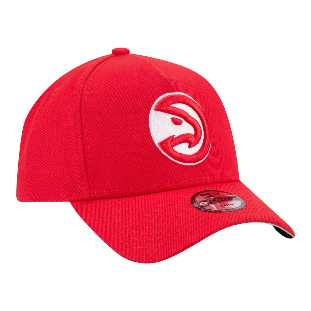 Atlanta Hawks Youth 9FORTY A-Frame Adjustable Hat Red | New Era US