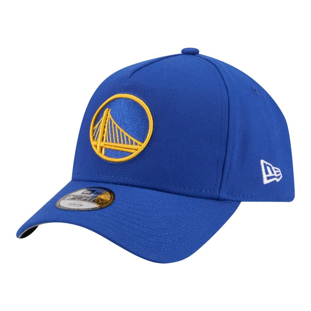 Golden State Warriors Youth 9FORTY A-Frame Adjustable Hat for sale Royal | New Era