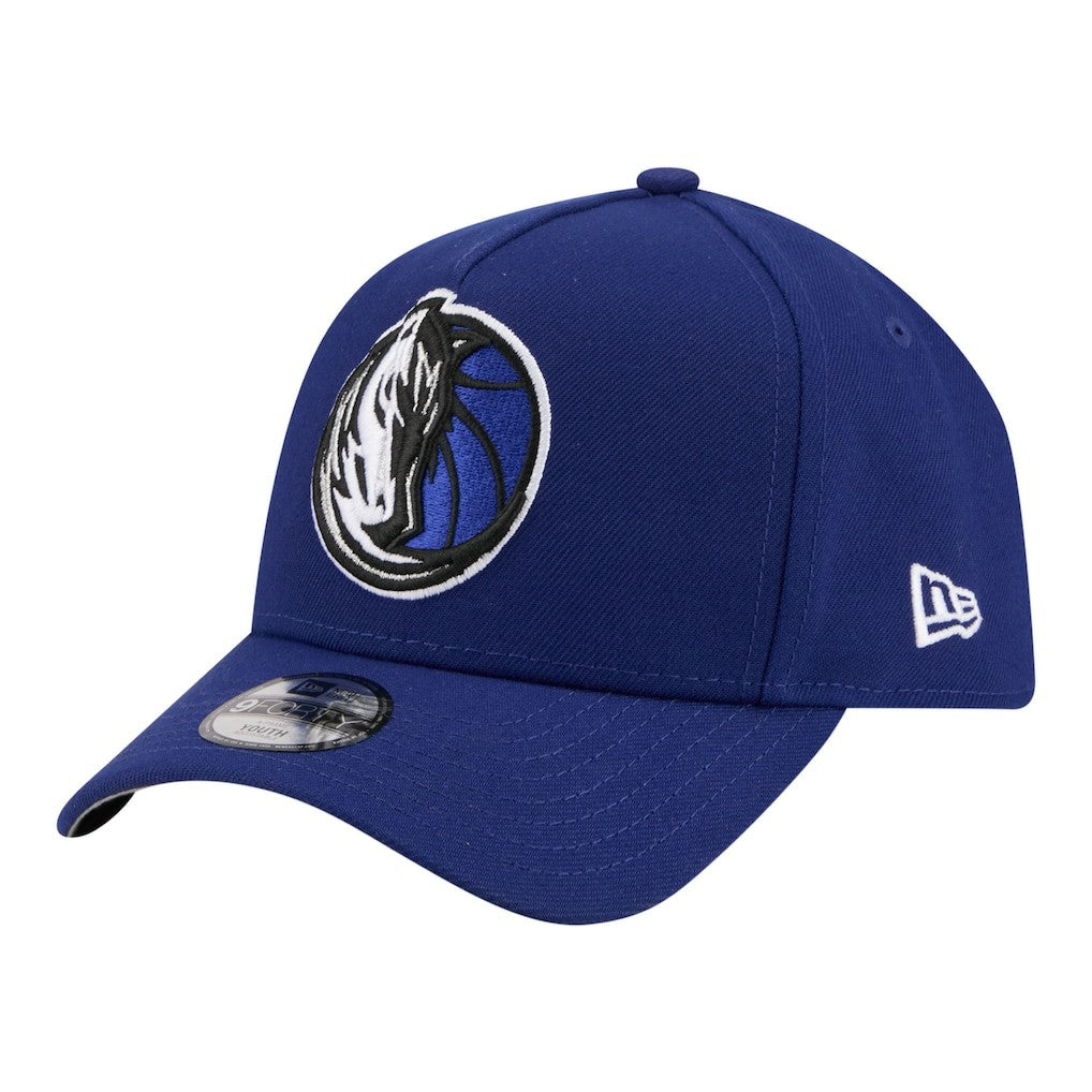 Dallas Mavericks Youth 9FORTY A-Frame Adjustable Hat for sale Navy | New Era outlet