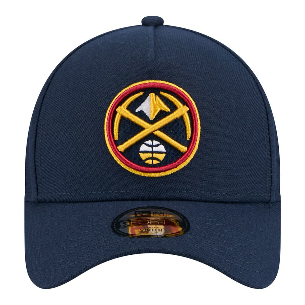 Denver Nuggets Youth 9FORTY A-Frame Adjustable Hat for sale Navy | New Era