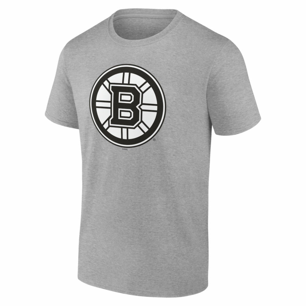 Boston Bruins Big & Tall Personalized Name & Number Monochrome T-Shirt - Gray - NHL 203773686