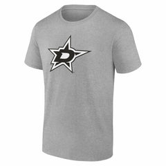 Dallas Stars Big & Tall Personalized Name & Number Monochrome T-Shirt - Gray - NHL 203773707