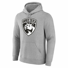 Florida Panthers Big & Tall Personalized Name & Number Monochrome Pullover Hoodie - Gray - NHL 203773715