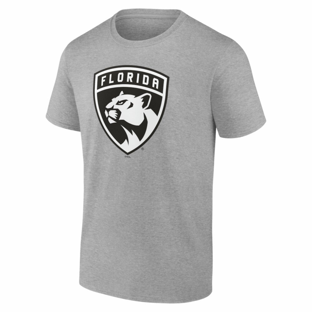 Florida Panthers Big & Tall Personalized Name & Number Monochrome T-Shirt - Gray - NHL 203773716
