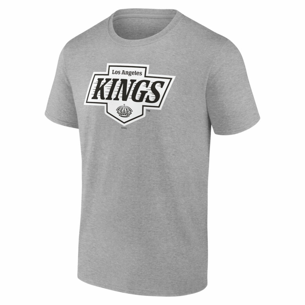Los Angeles Kings Big & Tall Personalized Name & Number Monochrome T-Shirt - Gray - NHL 203773719