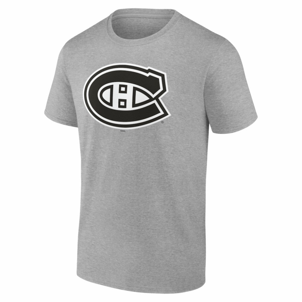 Montreal Canadiens Big & Tall Personalized Name & Number Monochrome T-Shirt - Gray - NHL 203773725