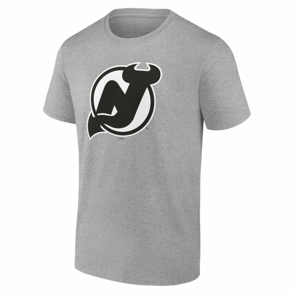 New Jersey Devils Big & Tall Personalized Name & Number Monochrome T-Shirt - Gray - NHL 203773731