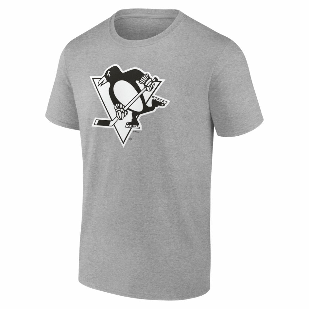 Pittsburgh Penguins Big & Tall Personalized Name & Number Monochrome T-Shirt - Gray - NHL 203773746
