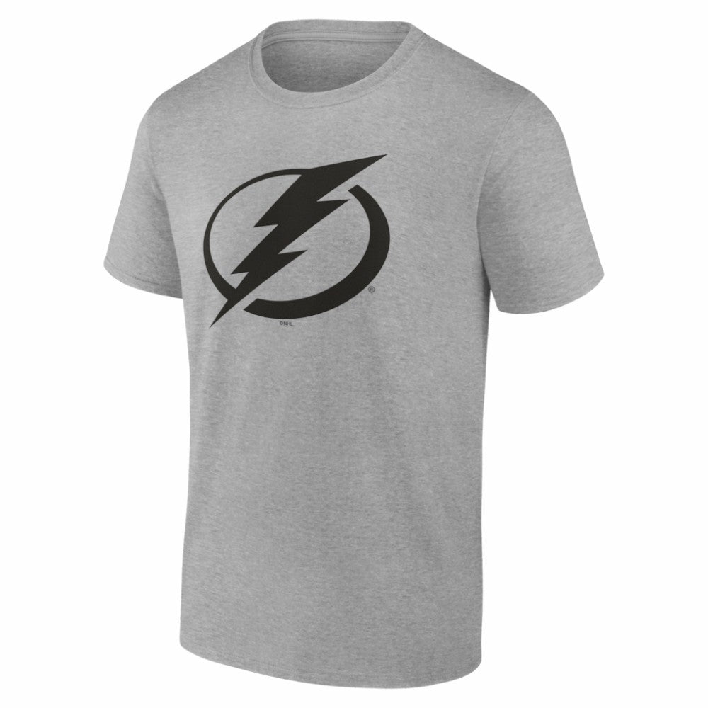 Tampa Bay Lightning Big & Tall Personalized Name & Number Monochrome T-Shirt - Gray - NHL 203773758