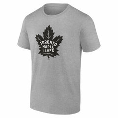 Toronto Maple Leafs Big & Tall Personalized Name & Number Monochrome T-Shirt - Gray - NHL 203773761
