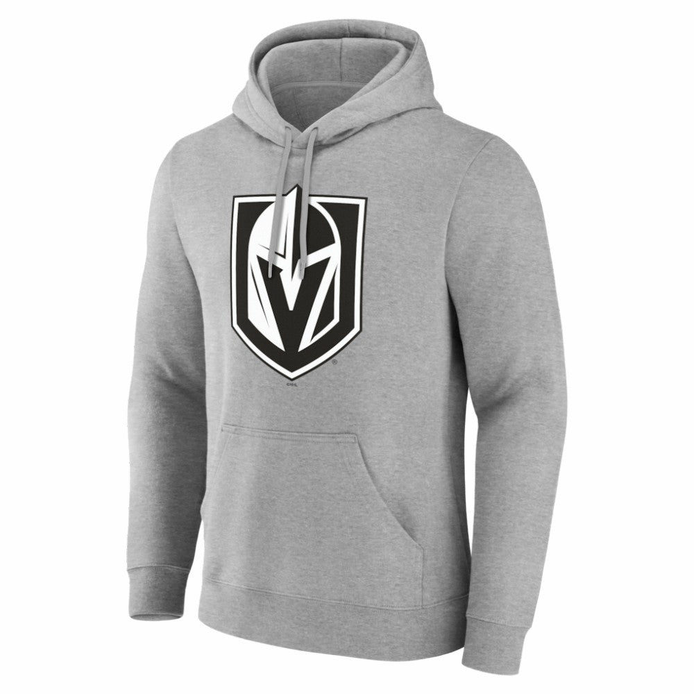 Vegas Golden Knights Big & Tall Personalized Name & Number Monochrome Pullover Hoodie - Gray - NHL 203773769