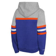New York Mets Mitchell & Ness Youth Cooperstown Head Coach Pullover Hoodie - Royal/Grey - Mitchell & Ness Discount