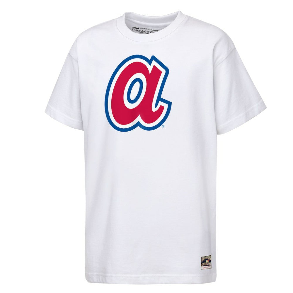 Atlanta Braves Mitchell & Ness Cooperstown Concession T-Shirt - White - Mitchell & Ness Online