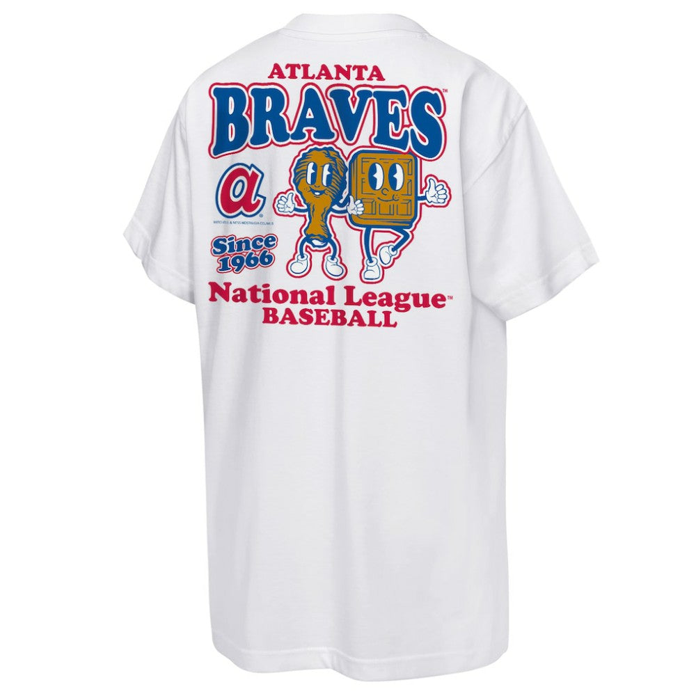 Atlanta Braves Mitchell & Ness Cooperstown Concession T-Shirt - White - Mitchell & Ness Online