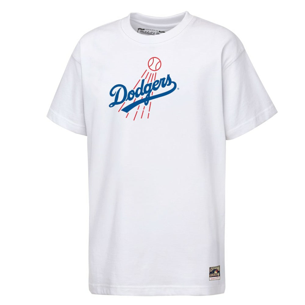 Los Angeles Dodgers Mitchell & Ness Cooperstown Concession T-Shirt - White - Mitchell & Ness Online