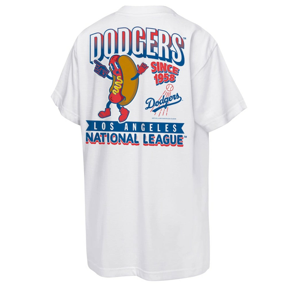 Los Angeles Dodgers Mitchell & Ness Cooperstown Concession T-Shirt - White - Mitchell & Ness Online