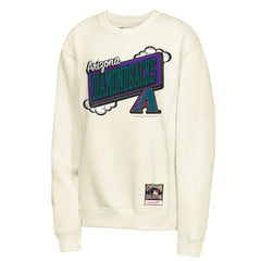 Arizona Diamondbacks Mitchell & Ness Youth Retro Billboard Sweatshirt - Natural - Mitchell & Ness on Sale