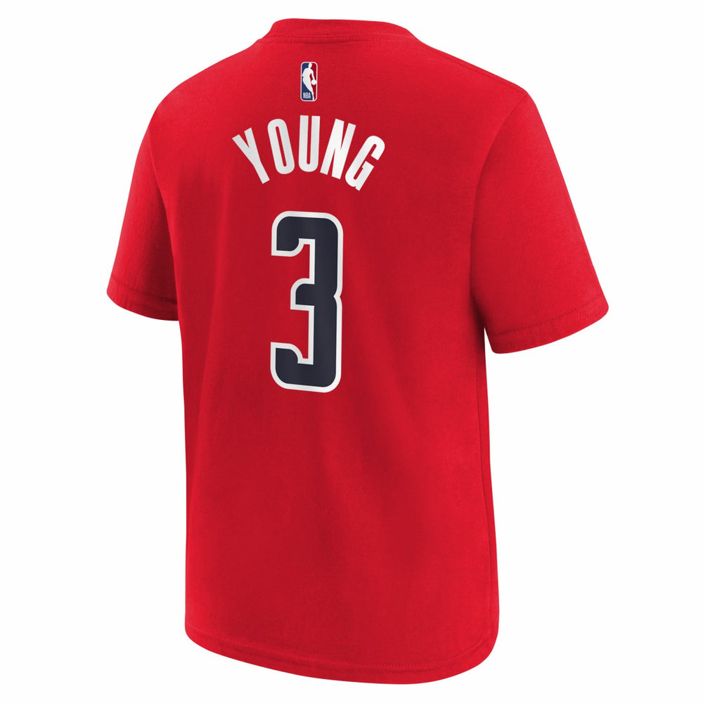 Trae Young Washington Wizards Youth 2026 Name & Number T-Shirt Red | Nike outlet