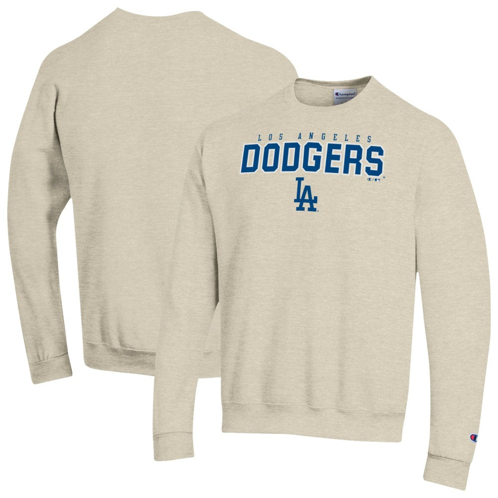 Los Angeles Dodgers Champion Eco Powerblend Sweatshirt - Oatmeal - MLB Online