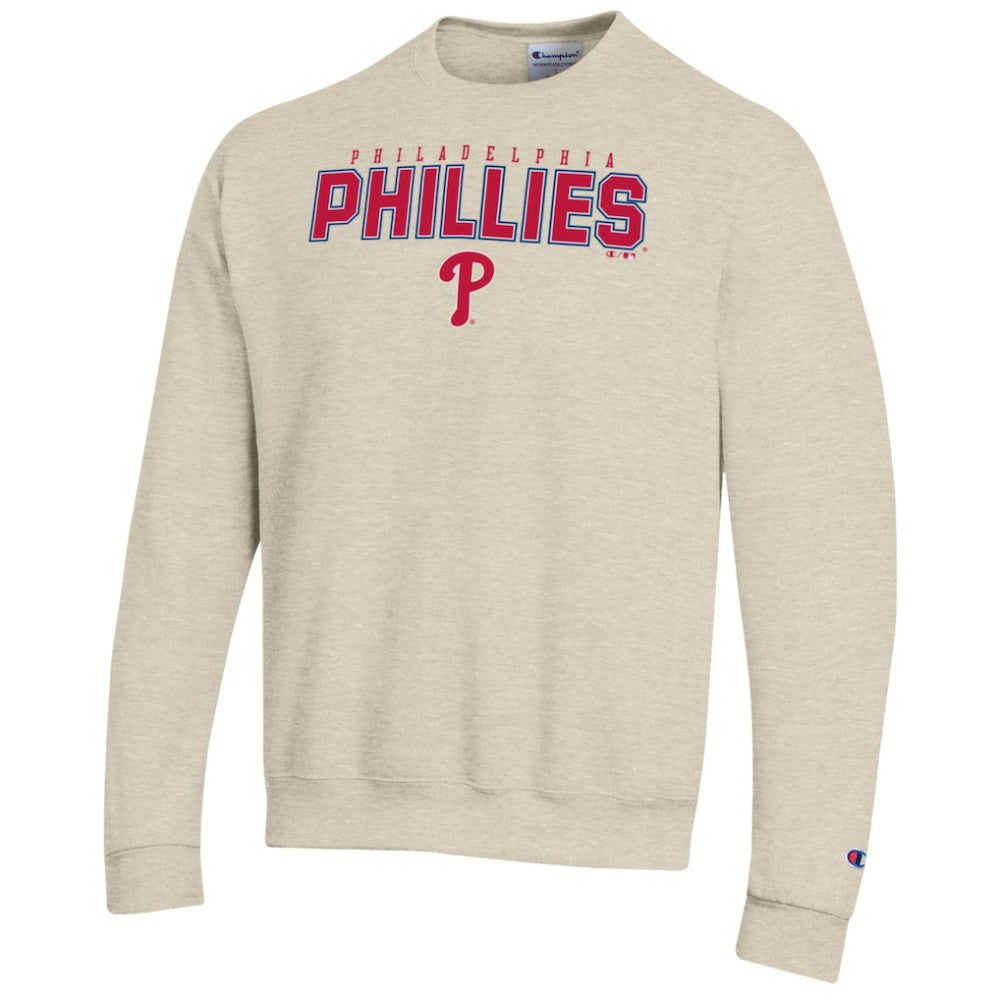 Philadelphia Phillies Champion Eco Powerblend Sweatshirt - Oatmeal - MLB Online