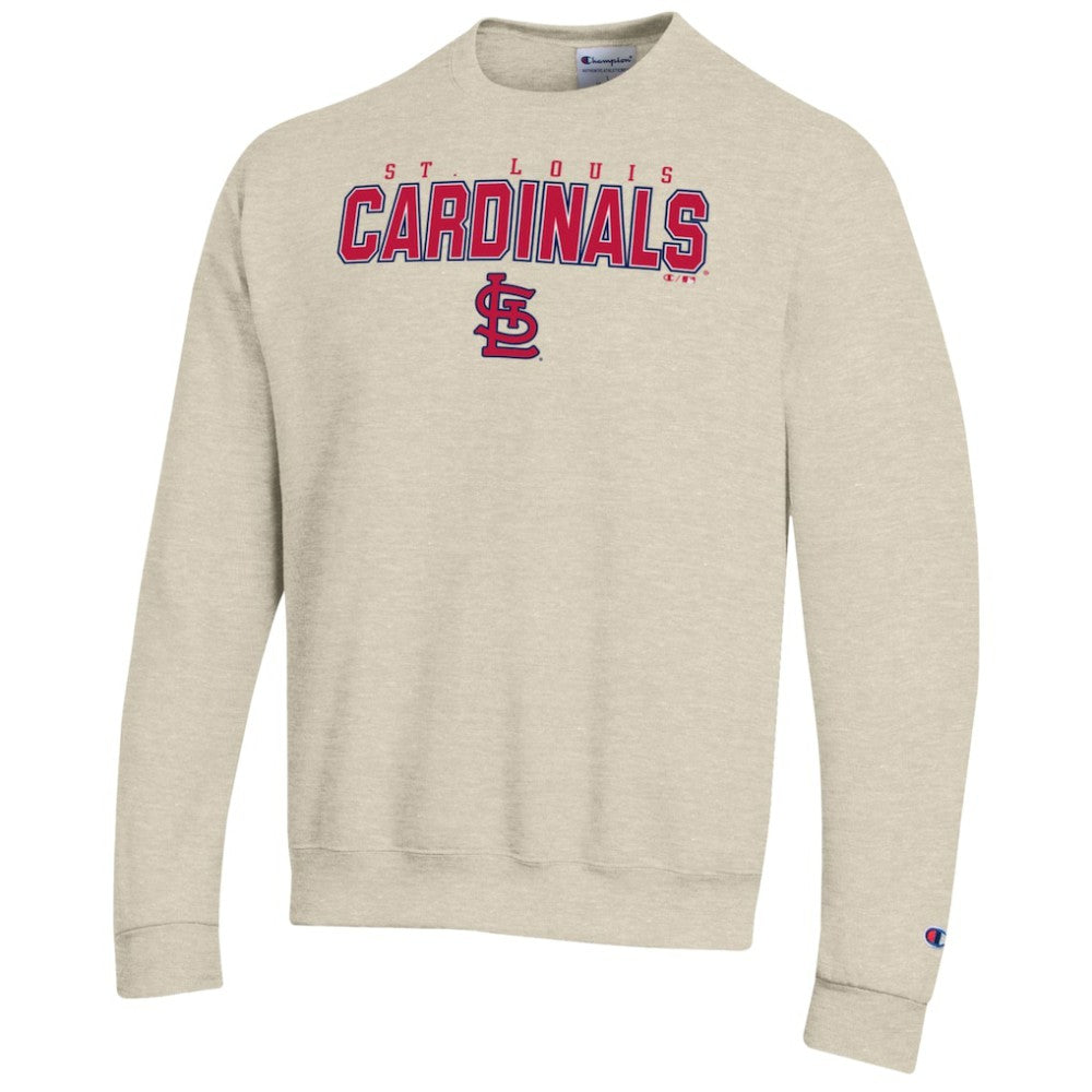 St. Louis Cardinals Champion Eco Powerblend Sweatshirt - Oatmeal - MLB on Sale