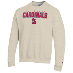 St. Louis Cardinals Champion Eco Powerblend Sweatshirt - Oatmeal - MLB on Sale