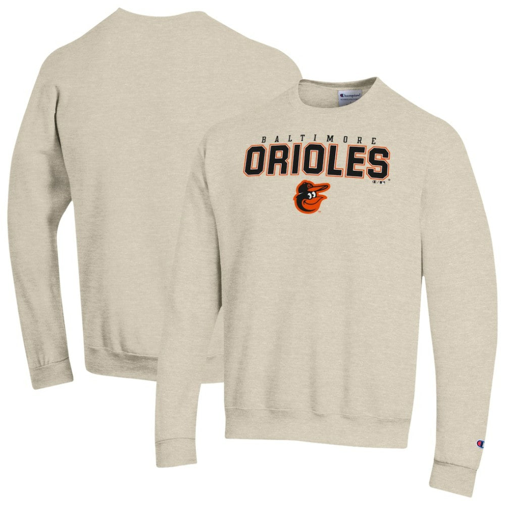 Baltimore Orioles Champion Eco Powerblend Sweatshirt - Oatmeal - MLB on Sale