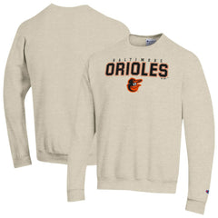 Baltimore Orioles Champion Eco Powerblend Sweatshirt - Oatmeal - MLB on Sale