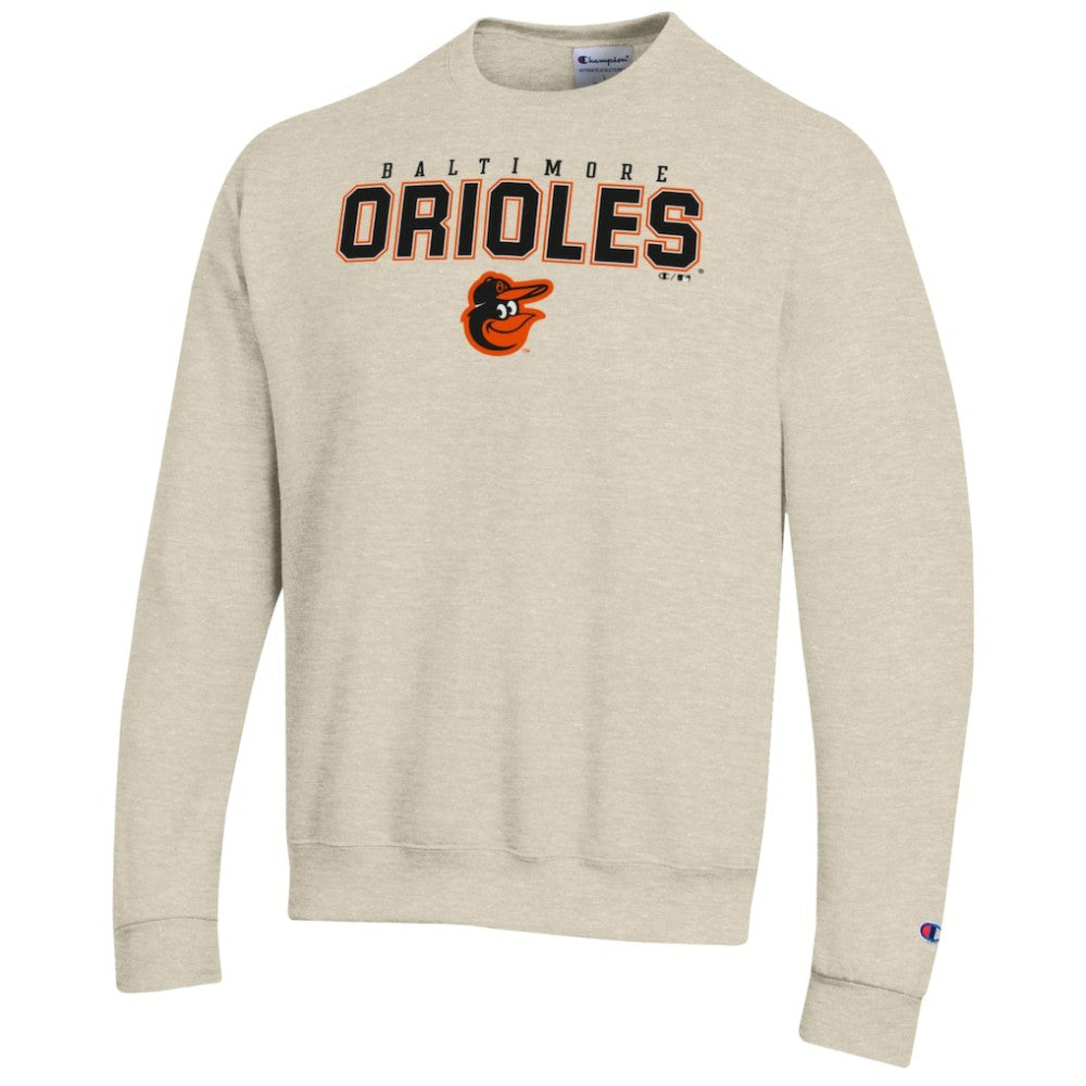 Baltimore Orioles Champion Eco Powerblend Sweatshirt - Oatmeal - MLB on Sale