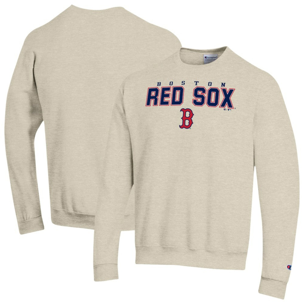 Boston Red Sox Champion Eco Powerblend Sweatshirt - Oatmeal - MLB on Sale
