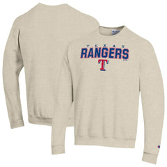 Texas Rangers Champion Eco Powerblend Sweatshirt - Oatmeal - MLB Online