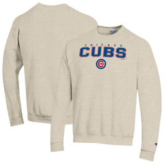 Chicago Cubs Champion Eco Powerblend Sweatshirt - Oatmeal - MLB on Sale