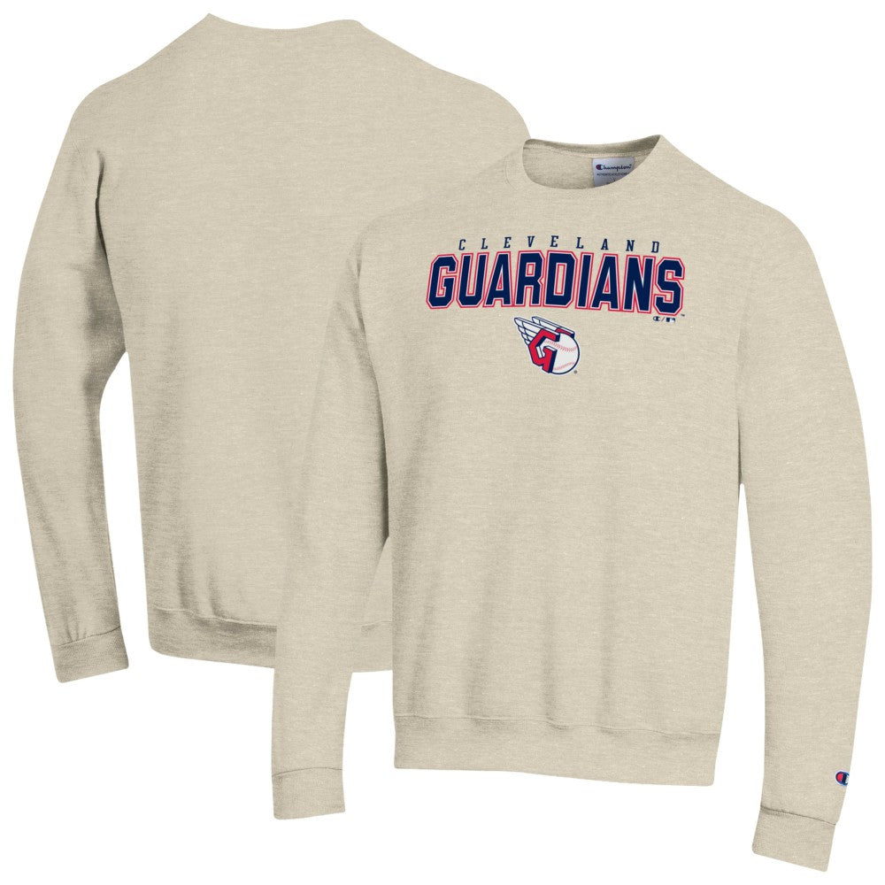 Cleveland Guardians Champion Eco Powerblend Sweatshirt - Oatmeal - MLB Online